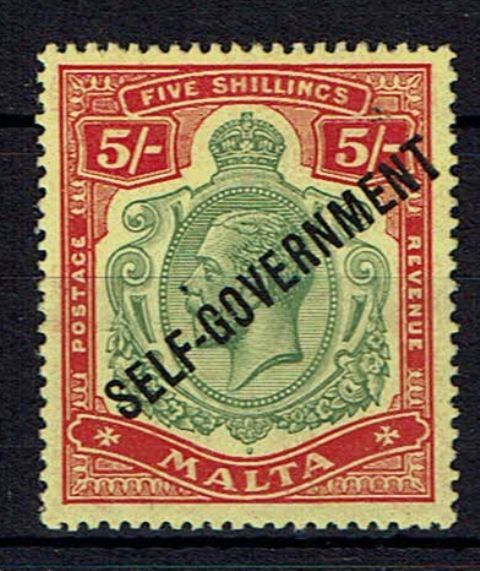 Image of Malta SG 113c VLMM British Commonwealth Stamp